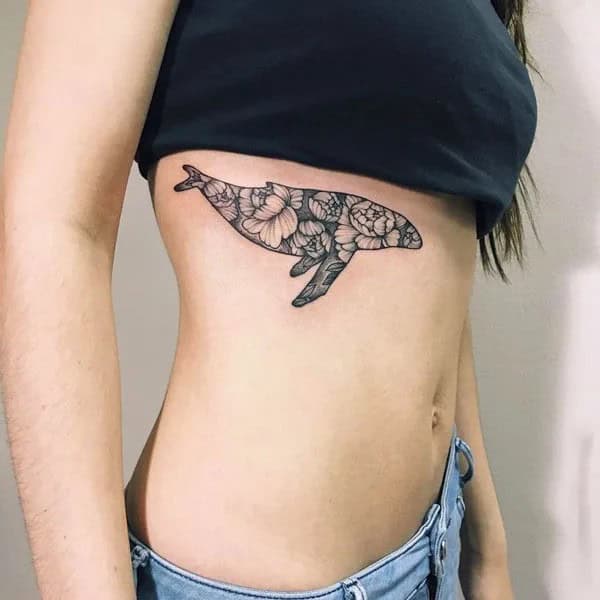 Whale Underboob Tattoo