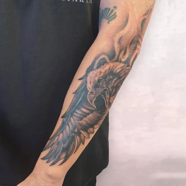 Eagle Forearm Tattoo