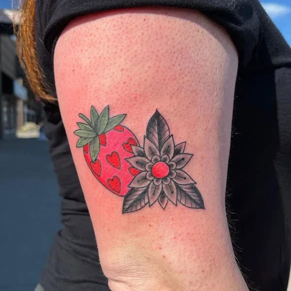 More Designs of Strawberry Tattoos To Check Out This Instant