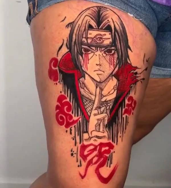 Itachi Hand Tattoo