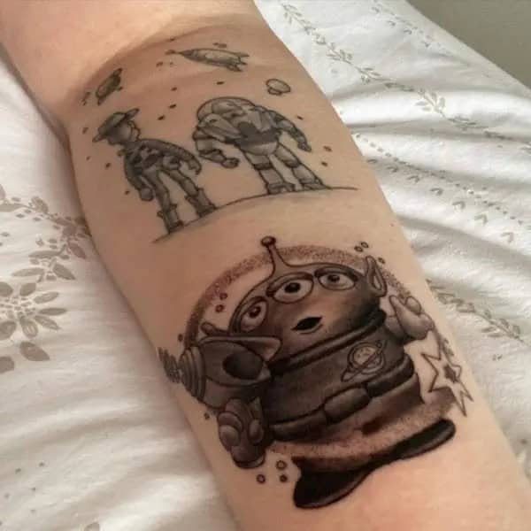 Toy Story Alien Tattoo