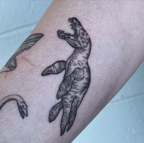 Mosasaurus Tattoo