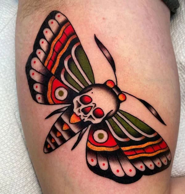 More Death Moth Tattoos That Can’t Be Ignored!