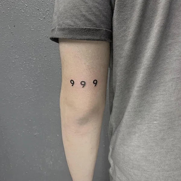 999 Sleeve Tattoo