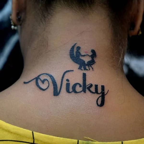 Husband Name Tattoo