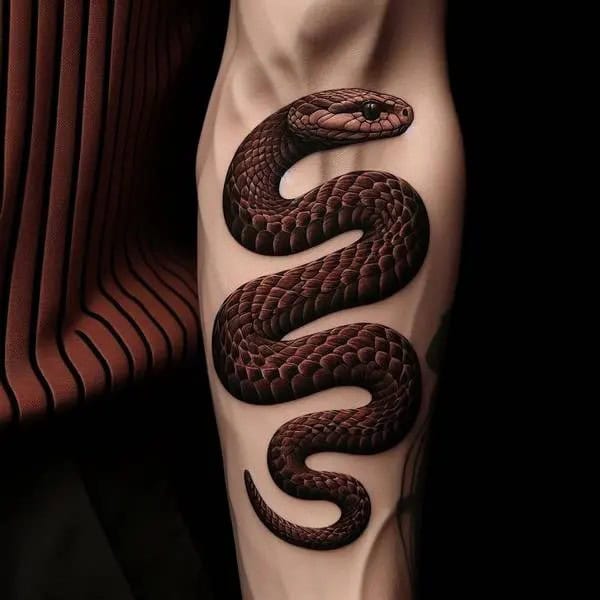 Crowley Snake Tattoo