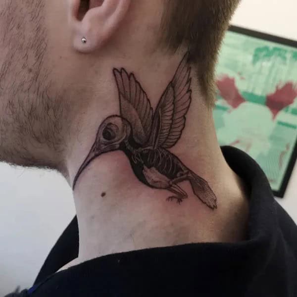 Bird Skeleton Tattoo