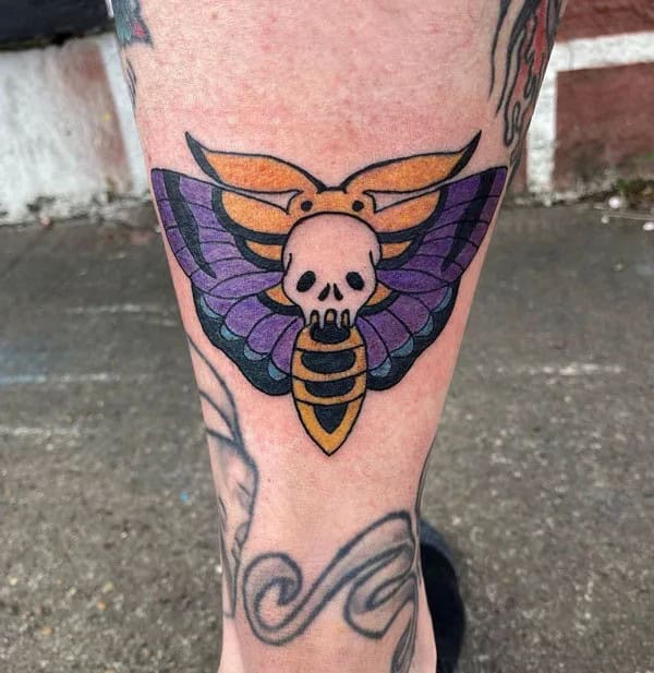 More Death Moth Tattoos That Can’t Be Ignored!