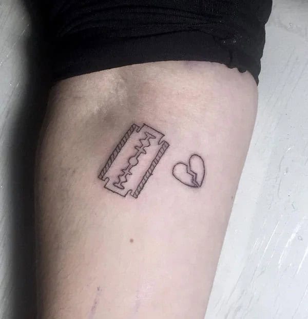 More Broken Heart Tattoos To Wear This Year