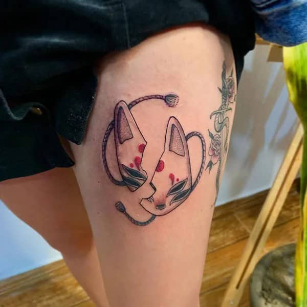 Anime Foot Tattoo