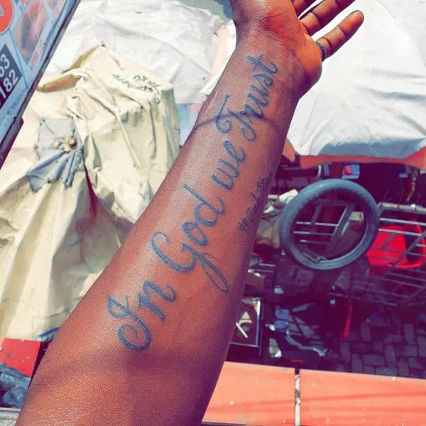 More “In God, We Trust” Tattoos To Dismiss Feelings Of Despair