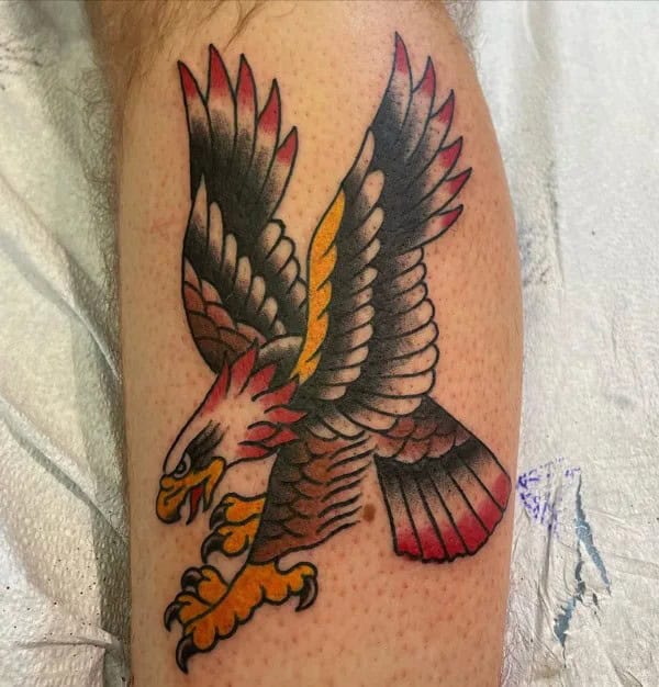 Traditional Style Eagle Tattoo