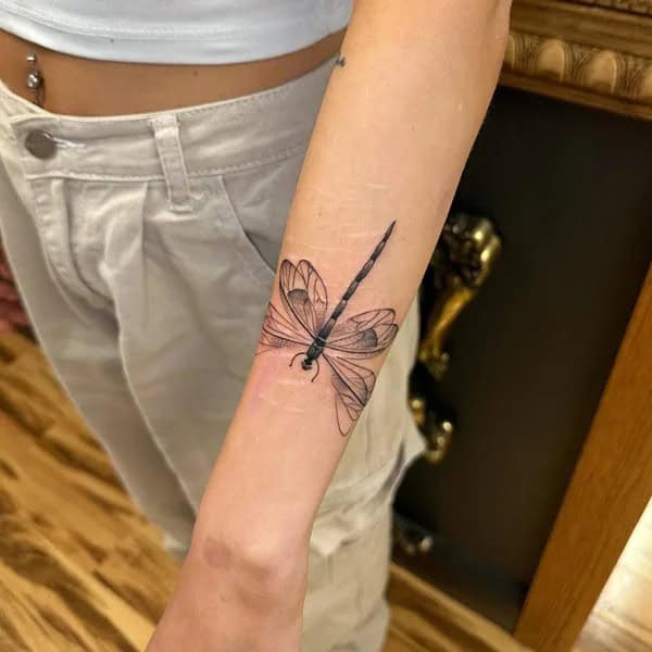 More Sublime Entries Of Dragonfly Tattoos