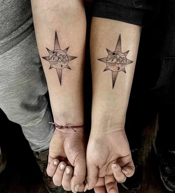 Siblings Mountain Tattoo