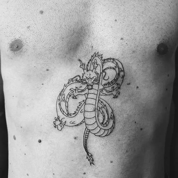 Shenron Linework Tattoo