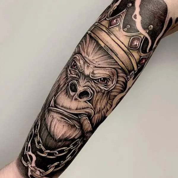 King Gorilla Tattoo