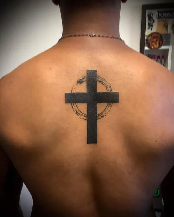 Black Cross Tattoo