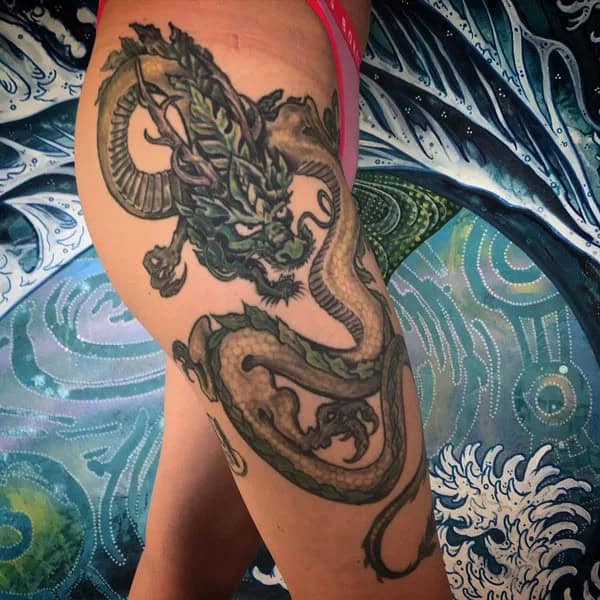 Earth Dragon Tattoo