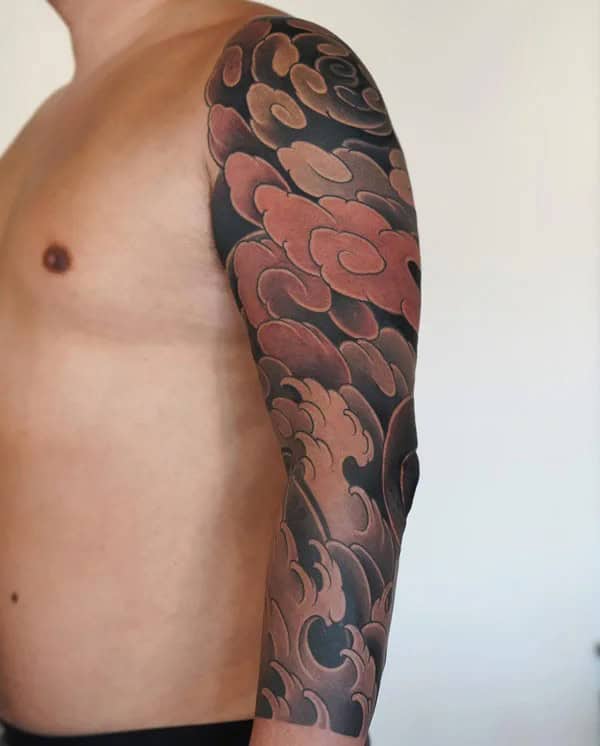 Cloud Sleeve Tattoo