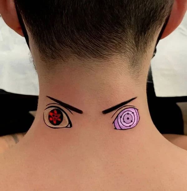 Madara Sharingan Tattoo