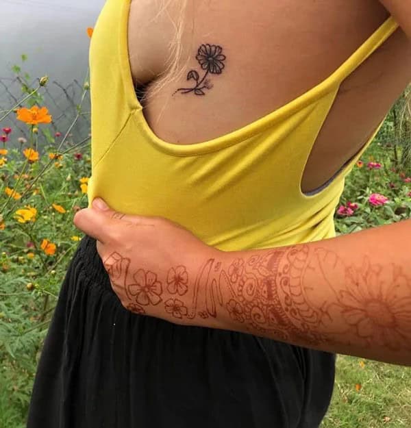 Whale Side Boob Tattoo