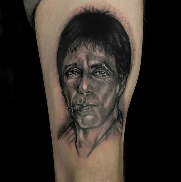 Al Pacino Scarface Tattoo