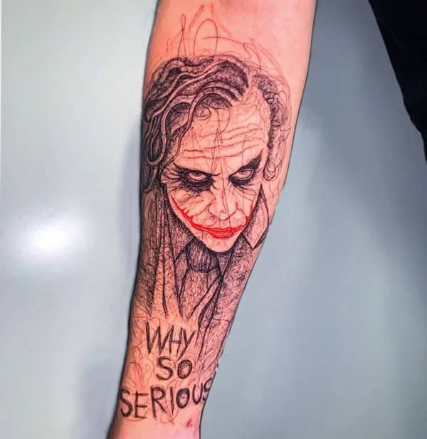 The Popularity Of Joker Tattoos In The DC Universe