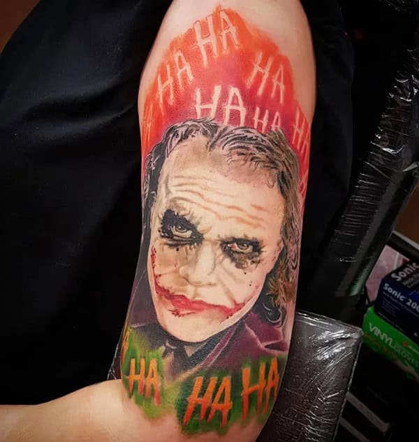 Joker Arm Tattoo