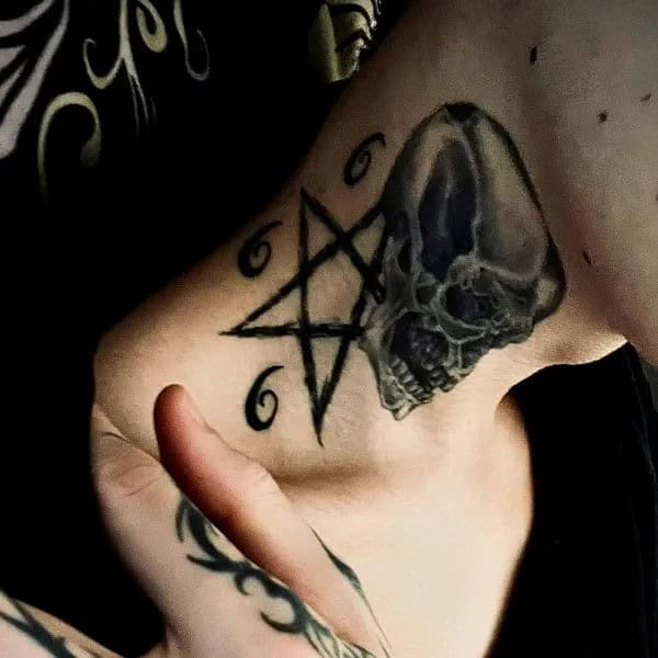 666 Skull Tattoo