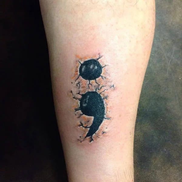 Unique Semicolon Tattoos