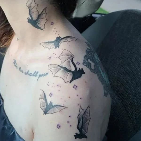 Bat Tattoo On Hand