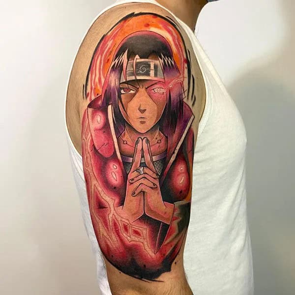 Madara Sharingan Tattoo