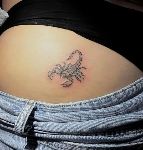 Bite Me Butt Tattoo