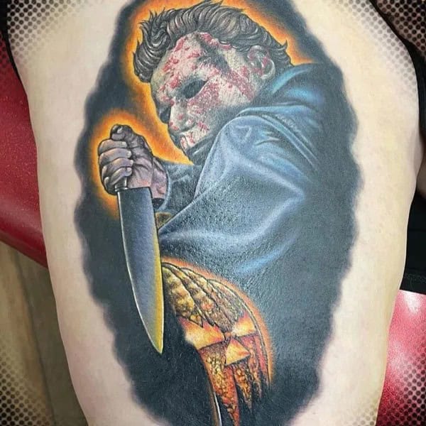 Michael Myers House Tattoo