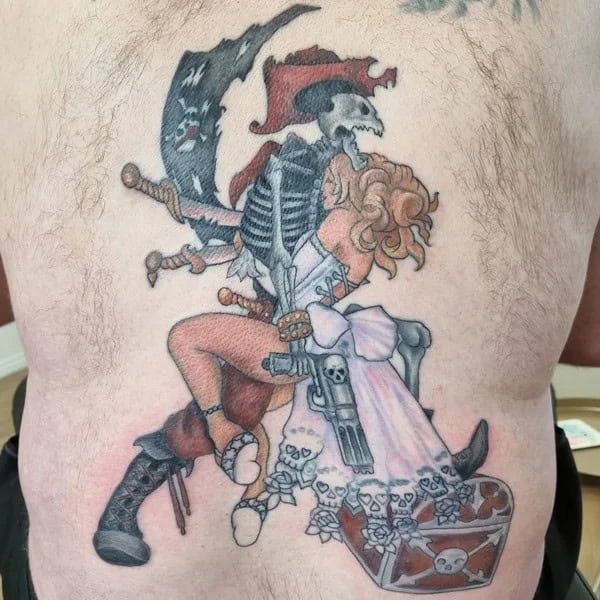 Pirate Skeleton Tattoo