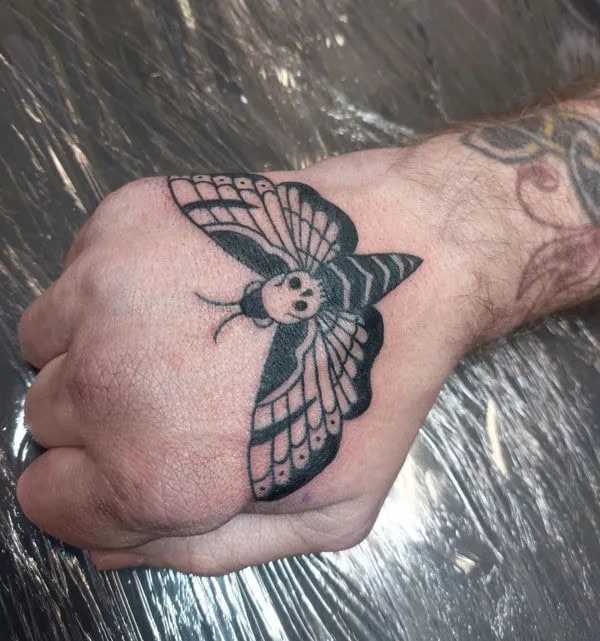 More Death Moth Tattoos That Can’t Be Ignored!