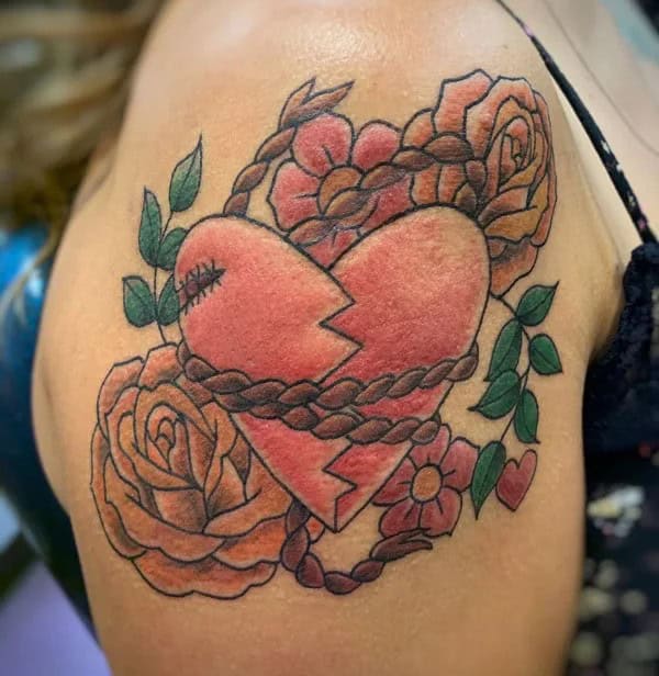 More Broken Heart Tattoos To Wear This Year