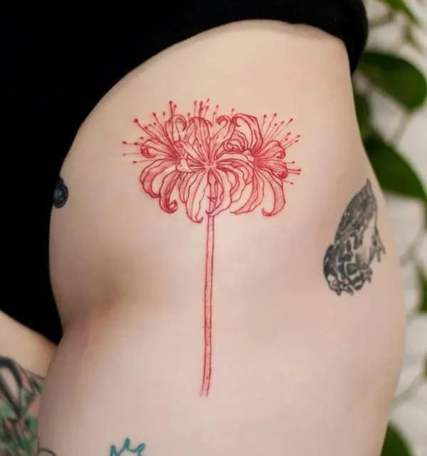 Demon Slayer Spider Lily Tattoo