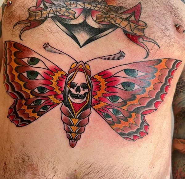 More Death Moth Tattoos That Can’t Be Ignored!