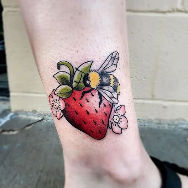 More Designs of Strawberry Tattoos To Check Out This Instant