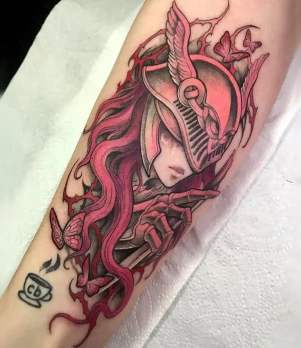 Anime Foot Tattoo