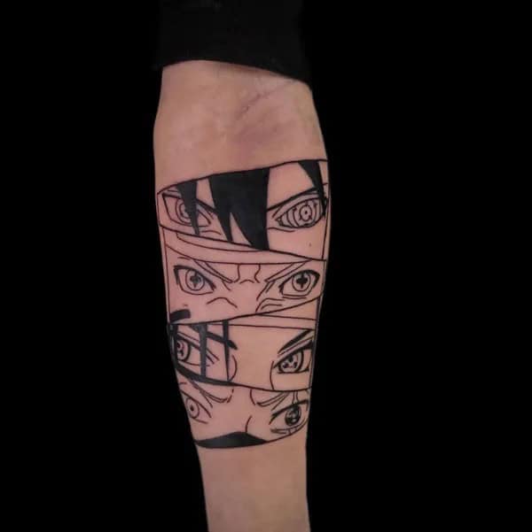 Madara Sharingan Tattoo