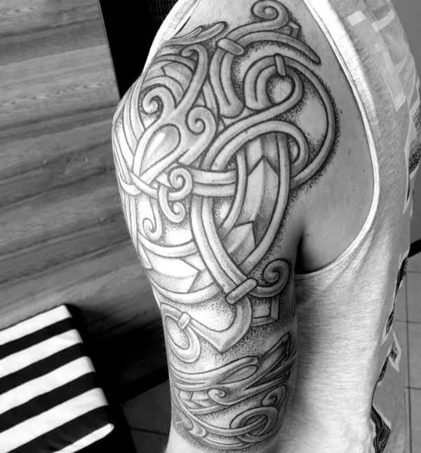 Tribal Viking Tattoo