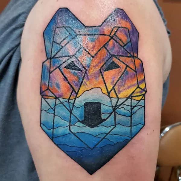 Blue Ridge Mountain Tattoo