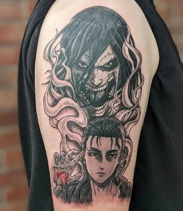 Anime Foot Tattoo