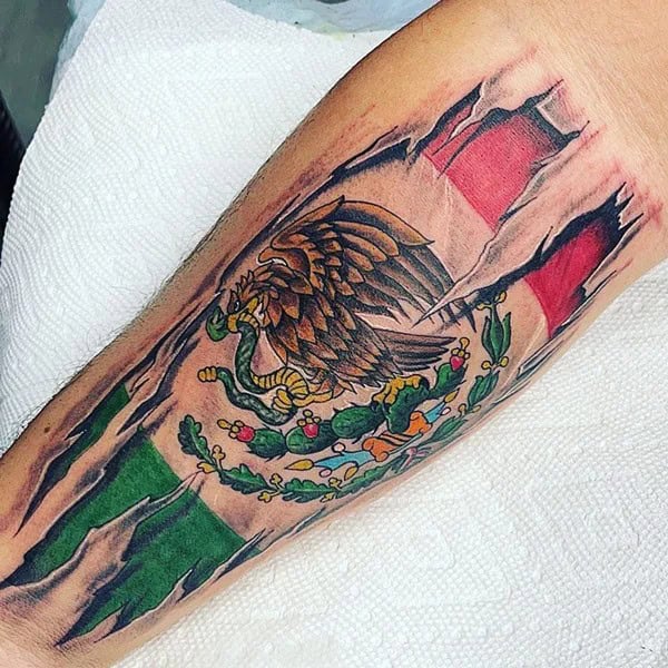 Mexican Eagle Tattoo