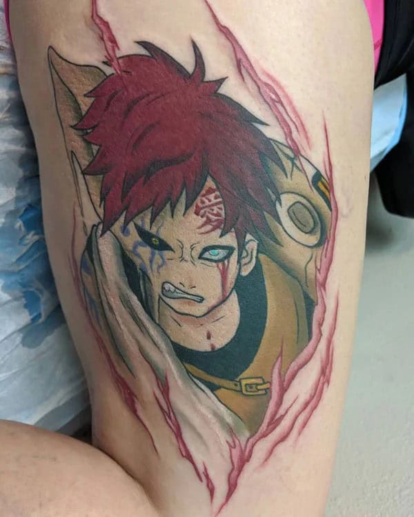 More Gaara Tattoos To Check Out For Gaining Inspiration