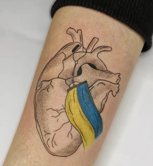 Ukrainian Patriotic Tattoo