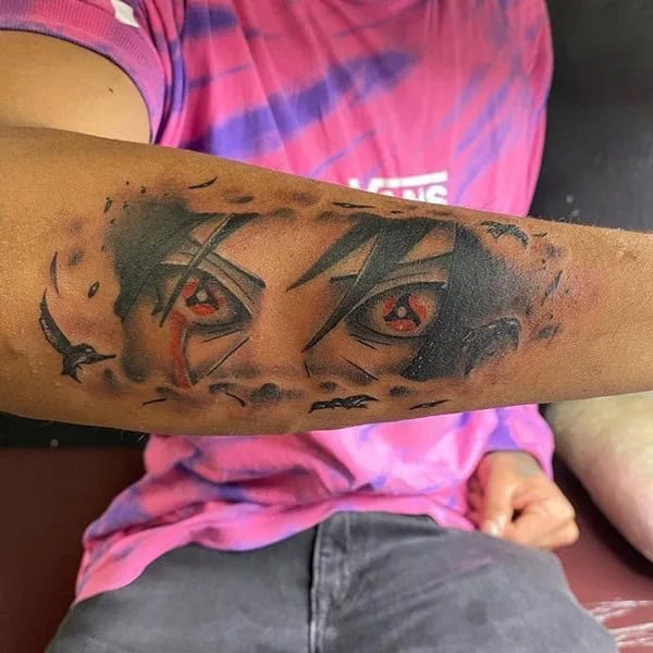 Madara Sharingan Tattoo