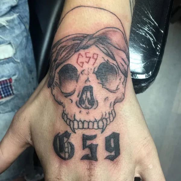 G59 Tattoo on Hand